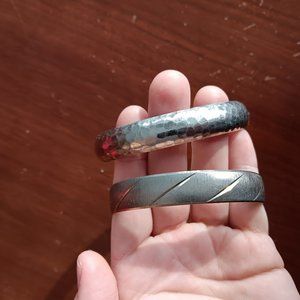 Metal Bangles, Set of Two